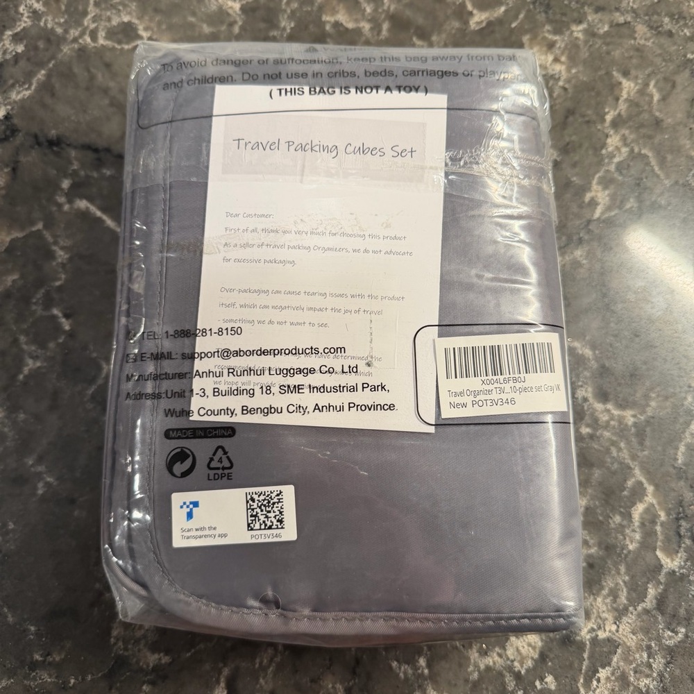 New Travel Packing Cubes Set (10 Piece)